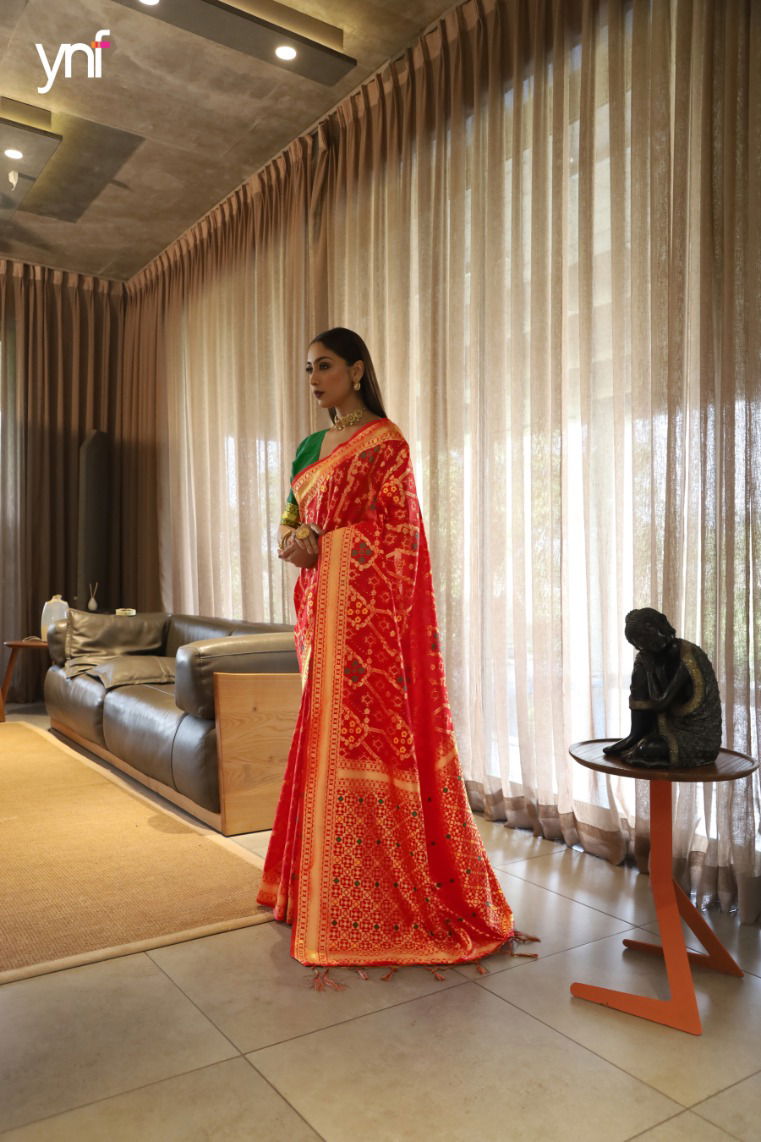 Ynf Palak Fancy Wear Poly Silk Saree New Collection